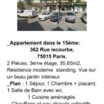 Appartement Paris, en vente dans le 15ème