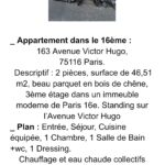 Appartement Paris, en vente dans le 16ème