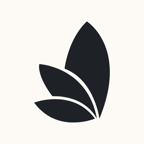 Bloom grow logo dark beige