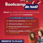 ❄️ Bootcamp de Noël : booster ses acquis pour le BAC 2026 !